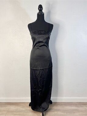 Vintage 90s BYER TOO! Black formal dress